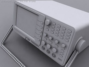 digital oscilloscope 3D Model