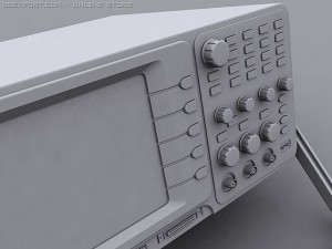 digital oscilloscope 3D Model