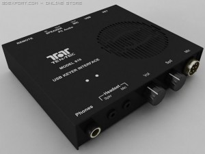usb keyer  audio interface 3D Model