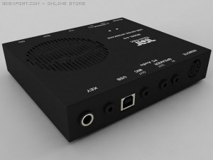 usb keyer  audio interface 3D Model