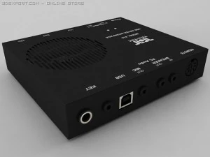 usb keyer  audio interface 3D Model