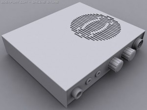 usb keyer  audio interface 3D Model