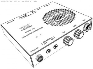 usb keyer  audio interface 3D Model