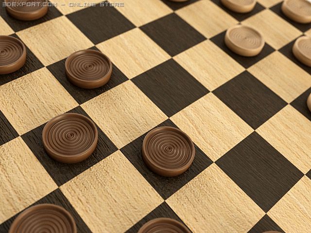 checkers Modèle 3D .c4d .max .obj .3ds .fbx .stl .blend 