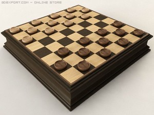 checkers Modèle 3D