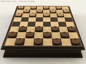checkers 3D Model