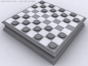 checkers 3D Model