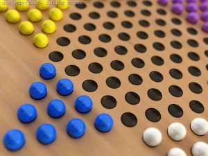 китайские шашки 3D Модель