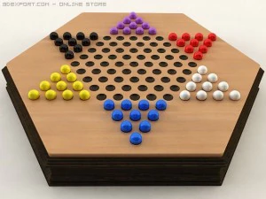 chinese checkers 3D Model