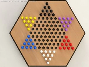 chinese checkers 3D Model