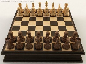 chess set Modello 3D