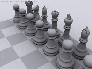 chess set 3D Model