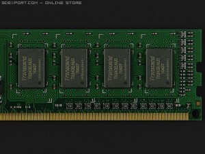 ddr3 ram 3D मॉडल