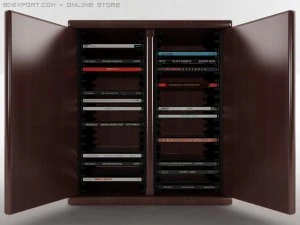 40 디스크 CD 캐비닛 3D 모델