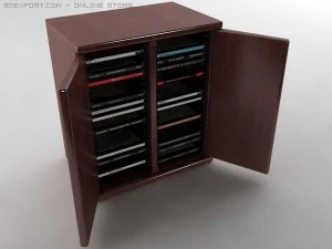 40 disc cd cabinet 3D Model