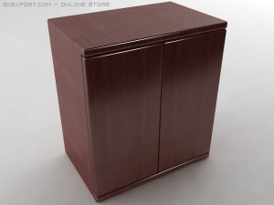 40 disc cd cabinet 3Dモデル