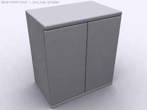 40 disc cd cabinet 3Dモデル