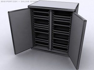 40 disc cd cabinet 3Dモデル