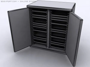 40 disc cd cabinet 3D Model
