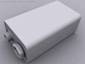 9v battery 3D Model