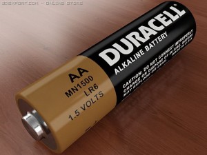 aa battery Modelo 3D