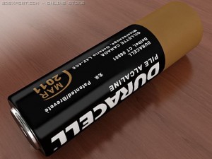 aa battery 3Dモデル