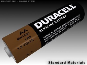 aa battery 3Dモデル