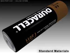 aa battery 3D Model