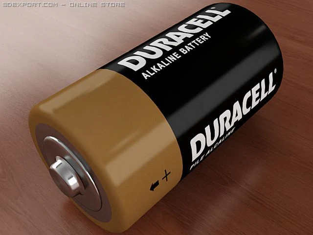 c battery 3D Model .c4d .max .obj .3ds .fbx .stl .blend 