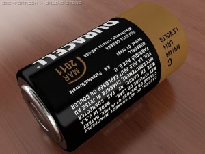 c battery Model 3D