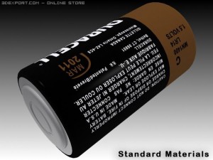 c battery Model 3D