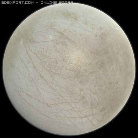 europa 3D Model .c4d .max .obj .3ds .fbx .stl .blend 