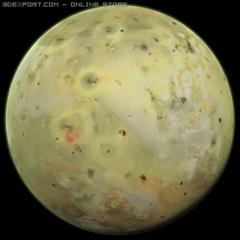 io 3D Model .c4d .max .obj .3ds .fbx .stl .blend 