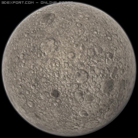 mercury 3D 模型 .c4d .max .obj .3ds .fbx .stl .blend 