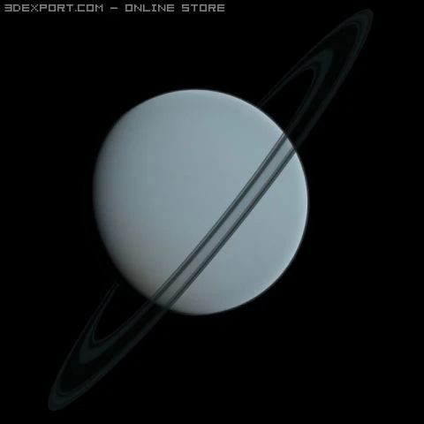 Urano Modello 3D .c4d .max .obj .3ds .fbx .stl .blend 