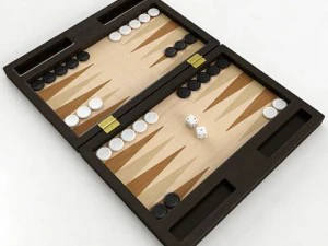 backgammon 3D Model