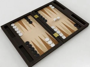 backgammon 3D Model