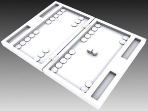 backgammon Modelo 3D