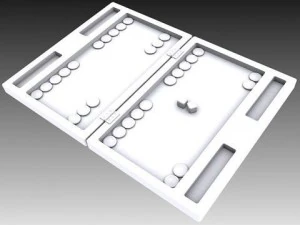 backgammon 3D Model