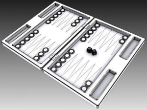 backgammon Modelo 3D