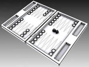 backgammon 3D Model