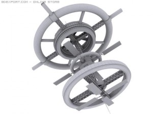 space station 3D Model