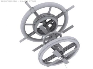 station spatiale Modèle 3D