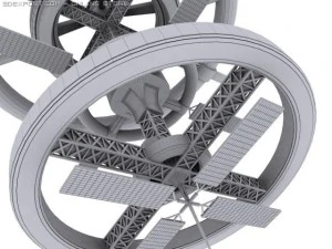 station spatiale Modèle 3D