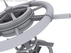 station spatiale Modèle 3D