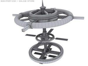 station spatiale Modèle 3D