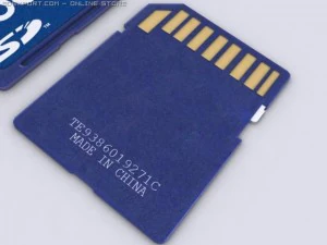 sichere digitale Karte 3D Modell