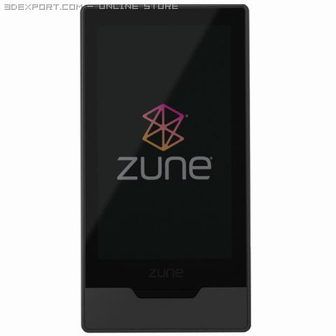 zune hd 3D 模型 .c4d .max .obj .3ds .fbx .stl .blend 