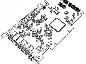 sound card Modello 3D