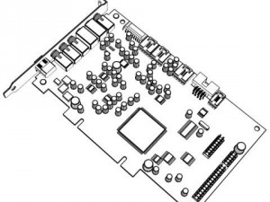 sound card Modello 3D